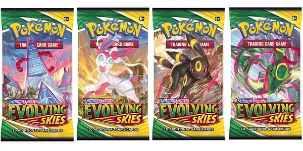 Pokemon Trading Card Game: Sword and Shield - Evolving Skies Sleeved Booster  Pack